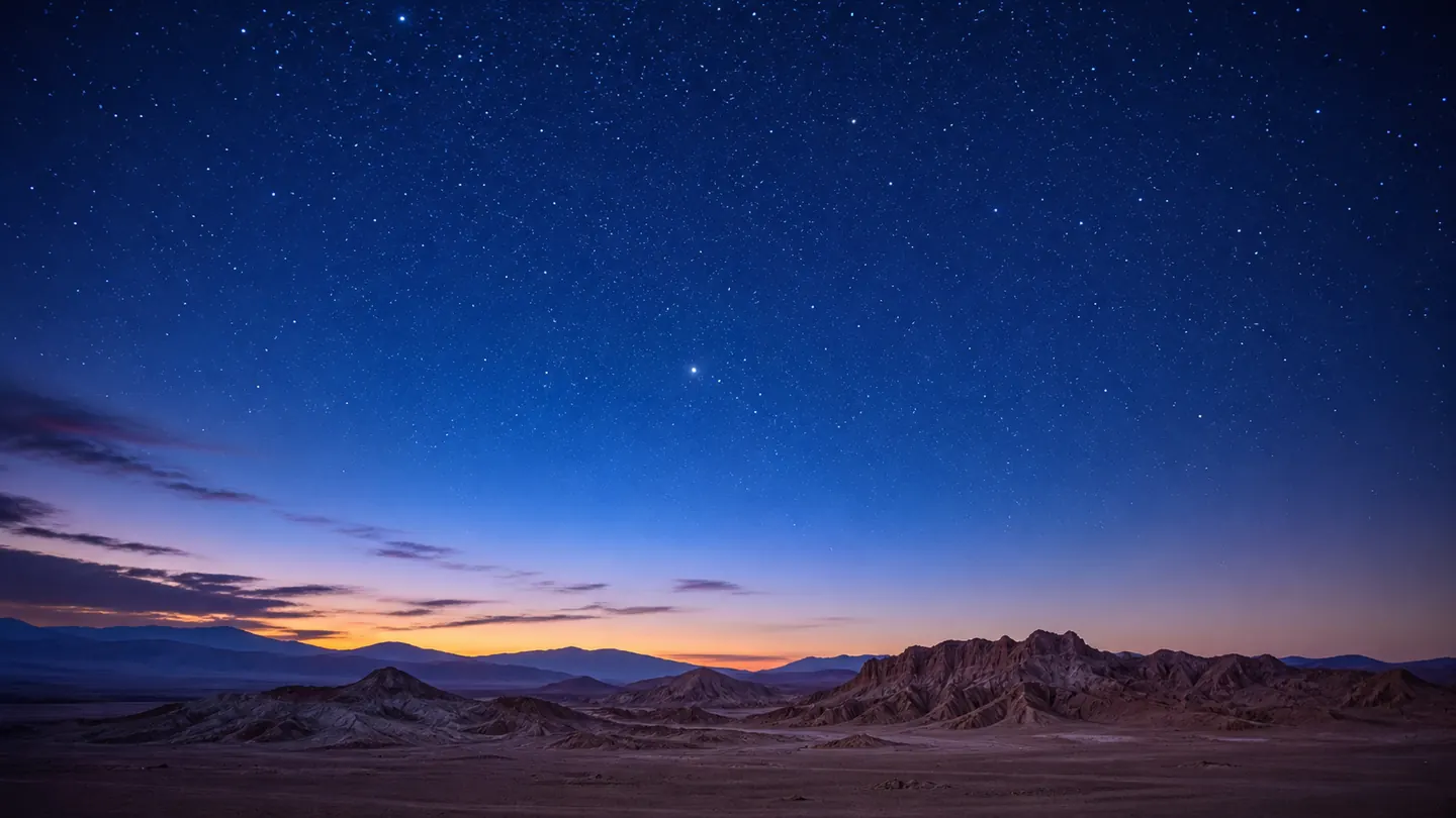 Cielo estrellado de Atacama cerca de San Pedro de Atacama